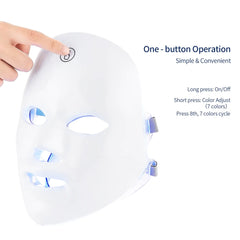 7-in-1 Skin Rejuvenation Wireless Photon Therapy Facial Mask