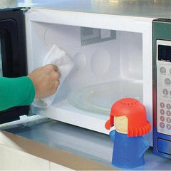 Sparkling Microwave Oven Steam Cleaner