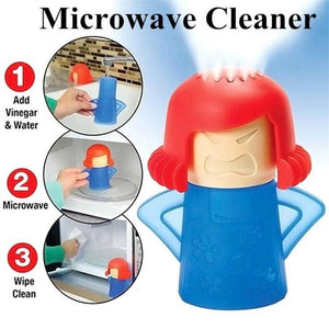 Sparkling Microwave Oven Steam Cleaner
