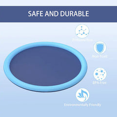 Summer Splash Pet Sprinkler Pad: Inflatable Cooling Mat