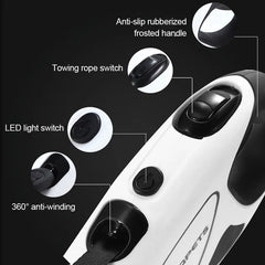 LED Touch Light Pet Automatic Retractable Leash with Night Safety